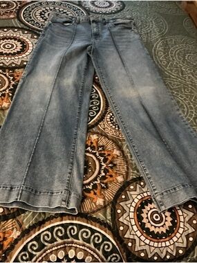 Garage Light Blue Flare Jeans